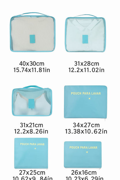 SET DE BOLSAS ORGANIZADOR DE VIAJE