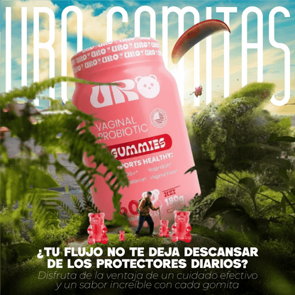 URO Gomitas Envase de 60 Gomitas + Sache